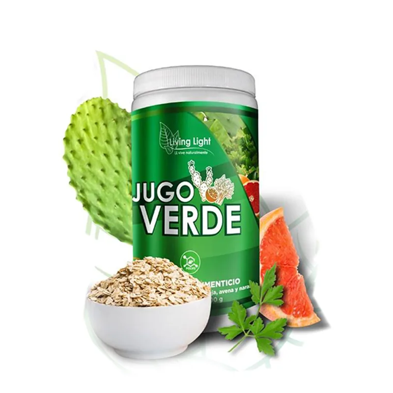 Jugo Verde, suplemento alimenticio en polvo